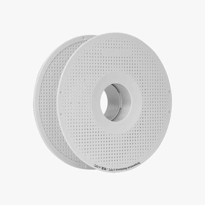 Bambu Reusable Spool แบบ Low Temp สีขาว