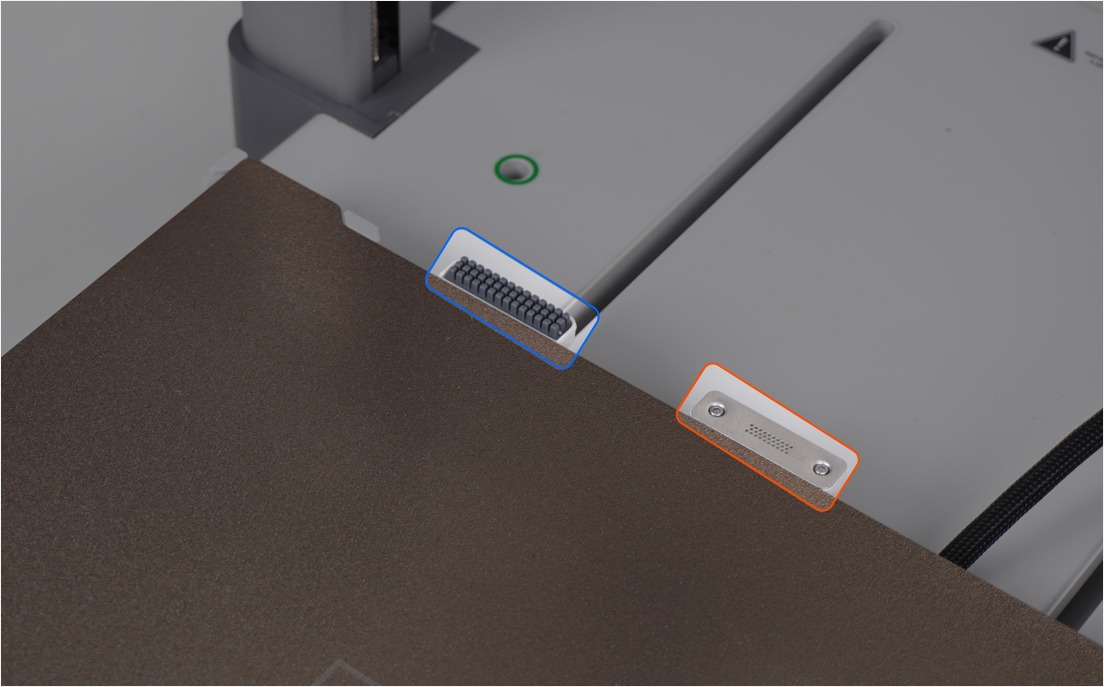 ตำแหน่ง Nozzle Wiper บน Heatbed