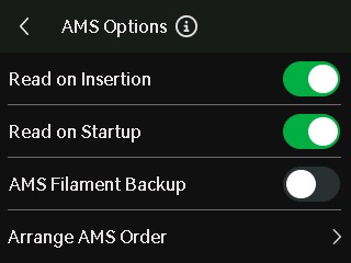 หน้า AMS Options