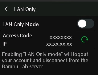 หน้า LAN Only Mode