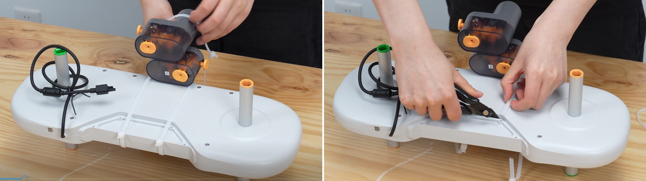 ถอด zip tie ออกจาก AMS lite Body